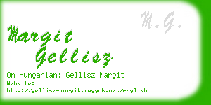 margit gellisz business card